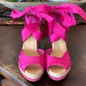 Ugg pink wedges